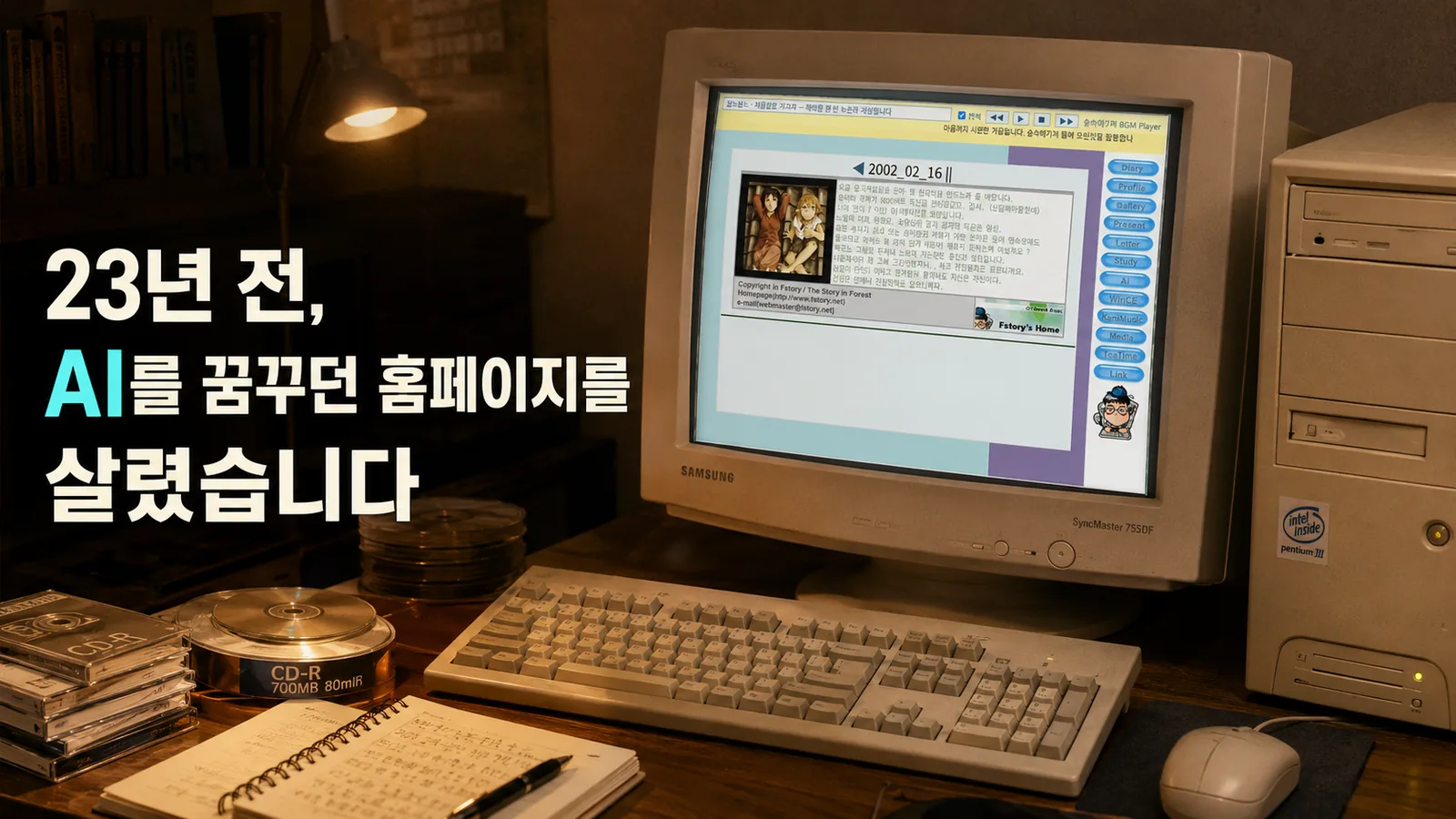 23년 전, AI를 꿈꾸던 홈페이지를 살렸습니다